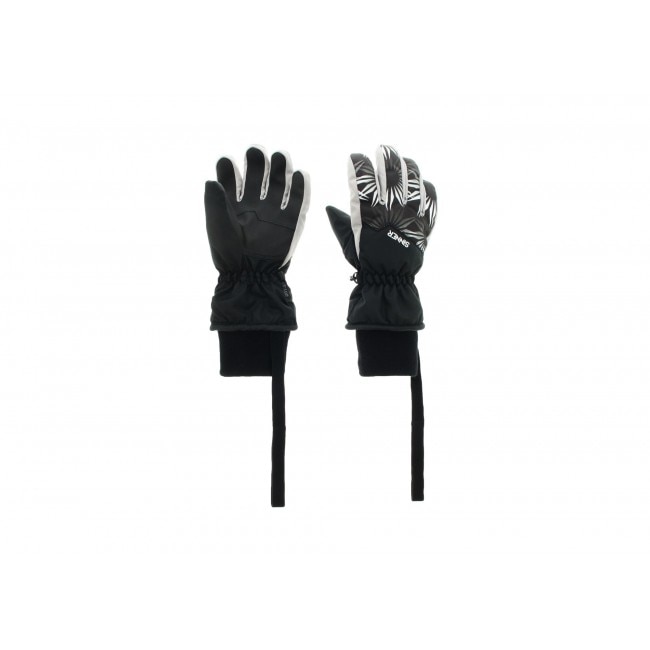 Manusi schi copii Sinner Phoebe Glove Junior Black/Grey 9-10 ani
