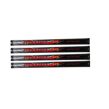 Set 4 Lansete telescopice Passion lungime 4.20 metri cu inel de plecare de 5 cm Set 4 Lansete telescopice Passion lungime 4.20 metri cu inel de plecare de 5 cm