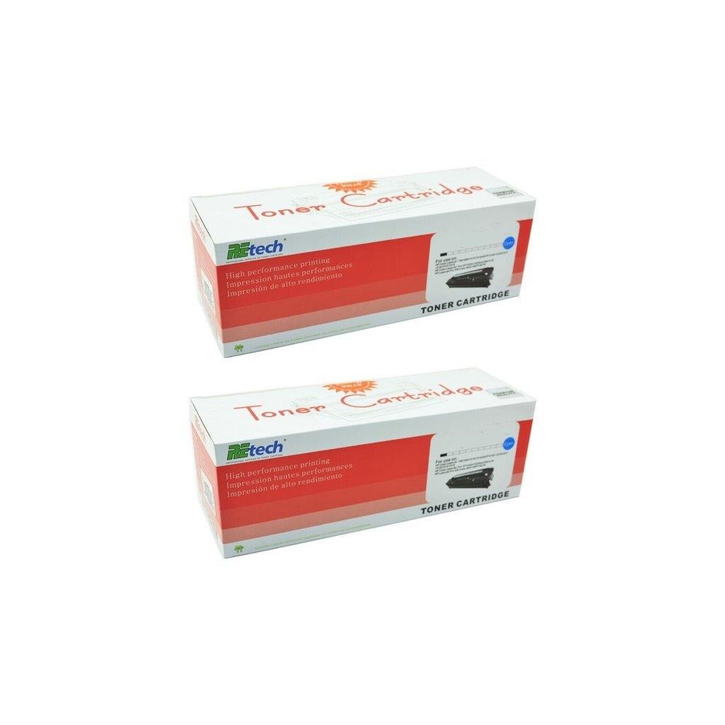 Pachet cartus toner Retech CE311A (126A) cyan x2 compatibil HP 2000 pagini