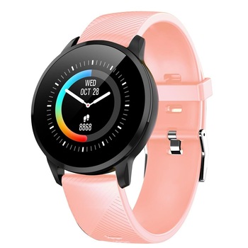 Bratara fitness, Trevi T-Fit 220 HB Pink, monitorizare puls si tensiune, functii smartwatch, roz Bratara fitness, Trevi T-Fit 220 HB Pink, monitorizare puls si tensiune, functii smartwatch, roz