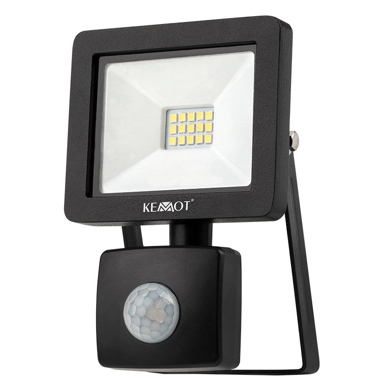 Reflector cu Senzor Kemot, IP65, 10W, 800LM, 4000K