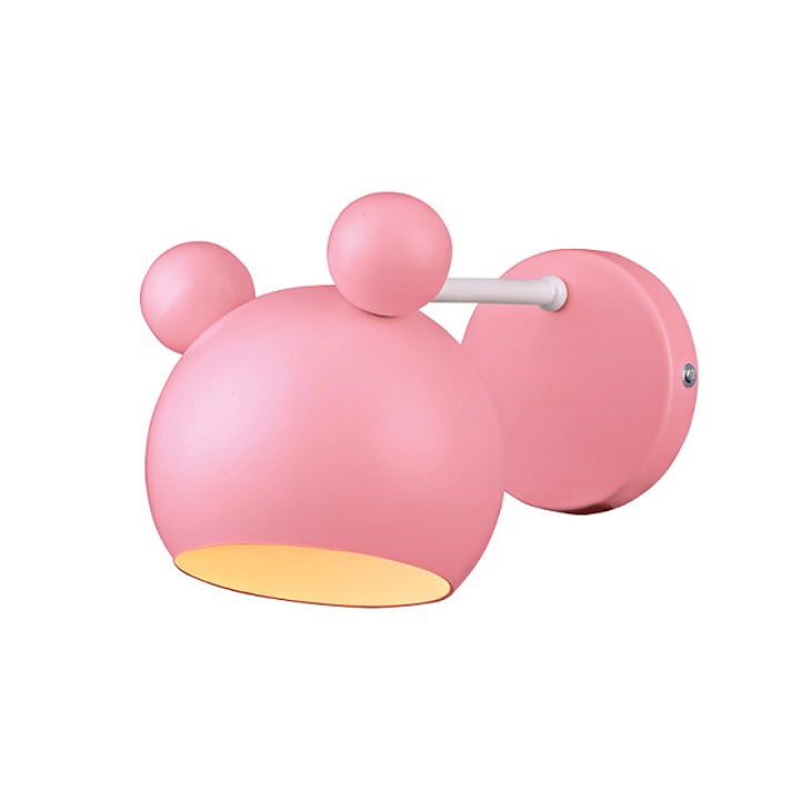 MICKEY Fali Lámpa -1XE27 RózsaszÍn