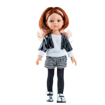 Papusa Paola Reina Ruth cu parul roscat-aramiu cu suvite si terminatii blonde-rose, Amigas, 32 cm Papusa Paola Reina Ruth cu parul roscat-aramiu cu suvite si terminatii blonde-rose, Amigas, 32 cm