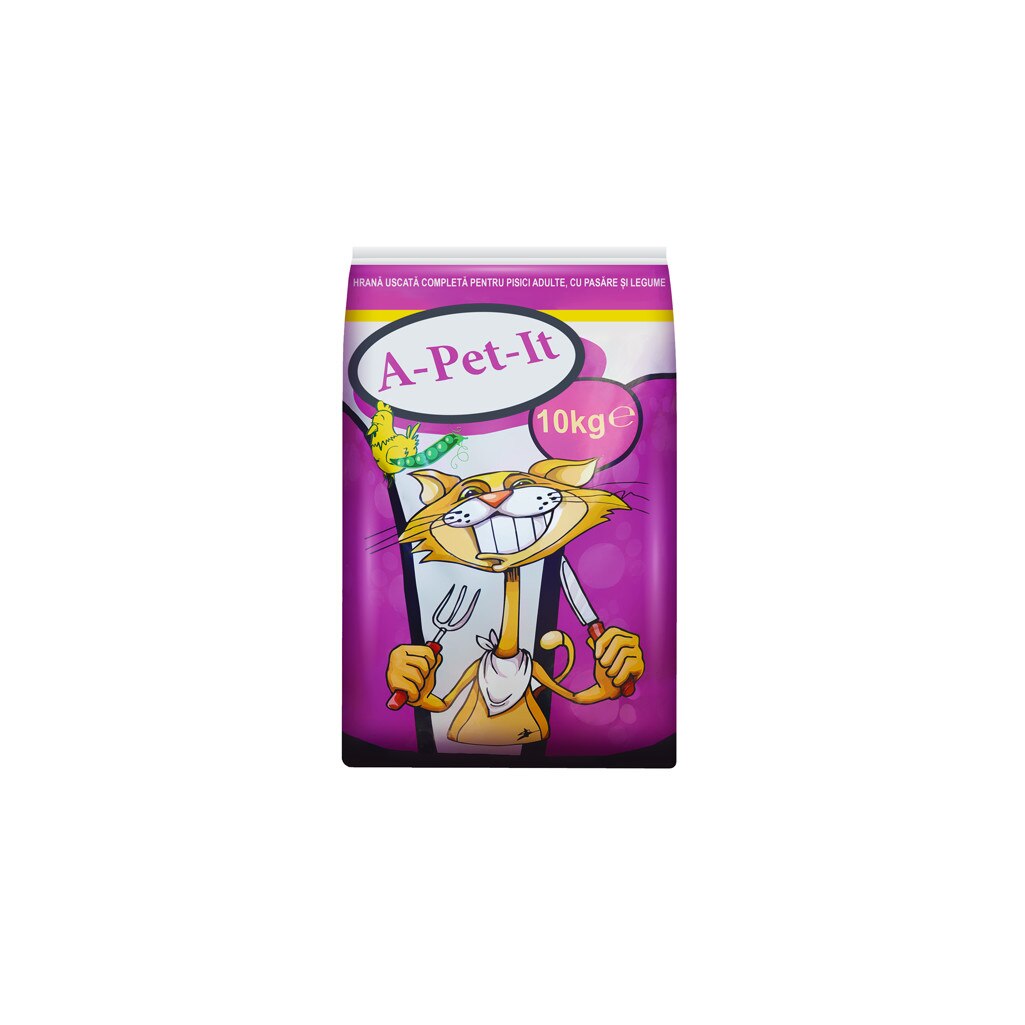 Hrana uscata pentru Pisici A-Pet-It, Adult cu pui 10 kg