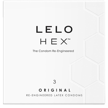 Prezervative Lelo HEX 3 buc Prezervative Lelo HEX 3 buc