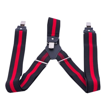 Bretele barbati,Toro Nero,Suspenders red&black Bretele barbati,Toro Nero,Suspenders red&black