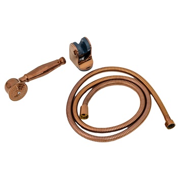 Set dus , para,furtun si suport pentru dus , rose-gold TRENDY S Set dus , para,furtun si suport pentru dus , rose-gold TRENDY S