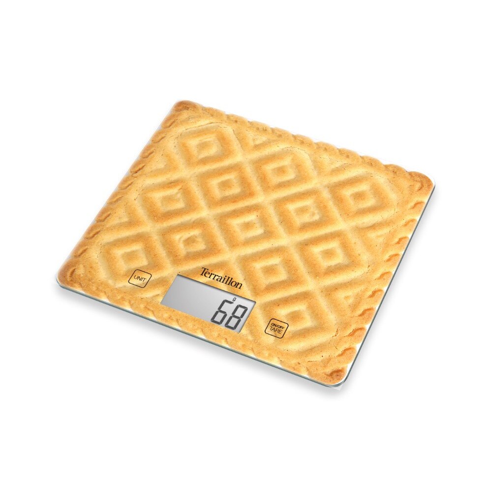 Cantar electronic bucatarie T1040 Biscuit, 3 kg, galben