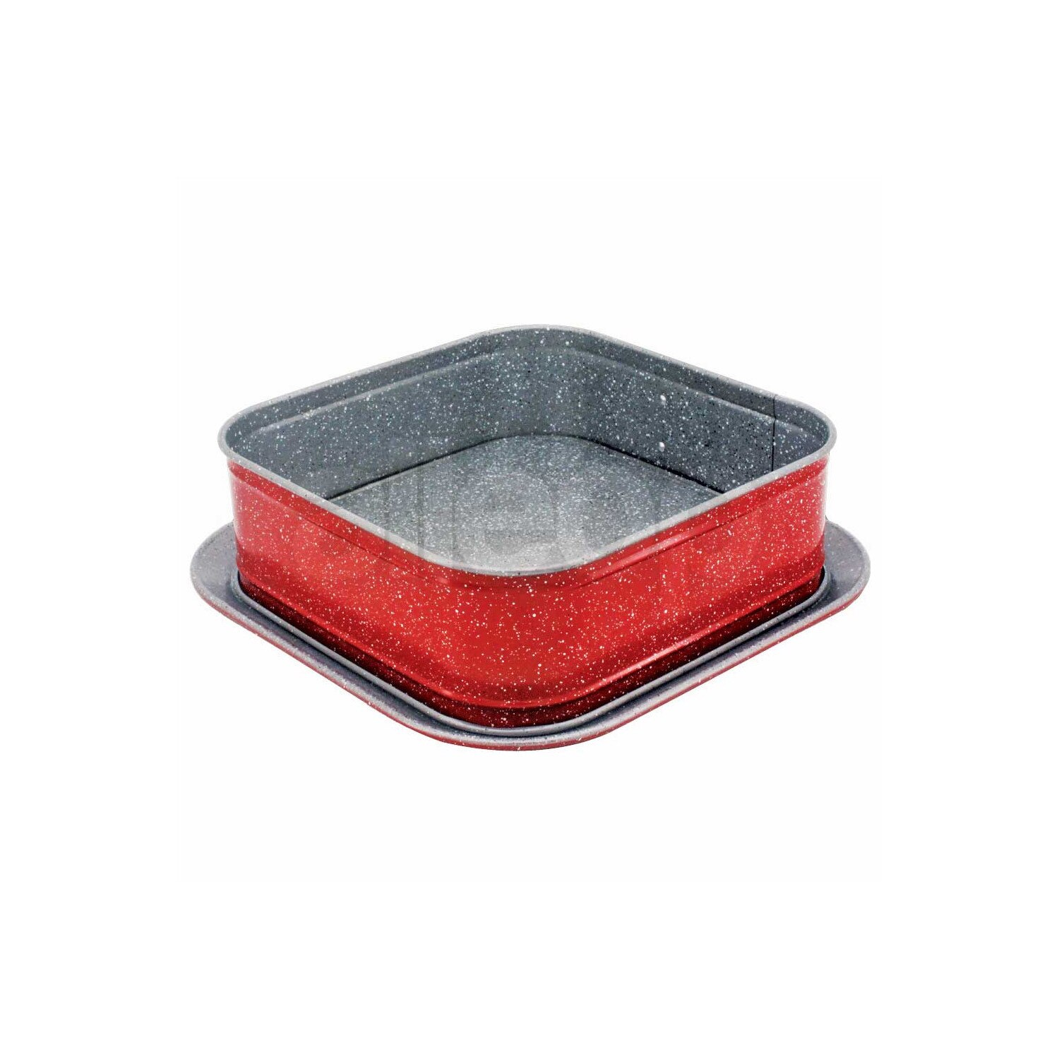 Forma de cu fund detasabil tort zephyr red passion zp 1223 ehs, 27.5 2 cm, acoperire cu marmura, rosu, 568475