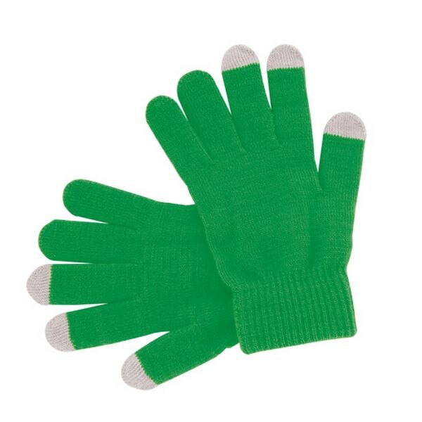 Manusi pentru Touchscreen, Unisex, Verde