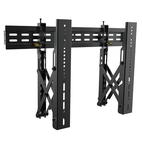 Suport universal perete display cu sistem Pop-Out GBC LVW02-48T, negru