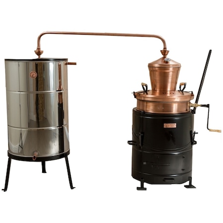 Cazan Tuica "Destilatori" Basculant 100 Litri, Set Complet, Cupru Pur
