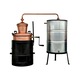 Cazan Tuica "Destilatori" Basculant 80 Litri, Set Complet, Cupru Pur