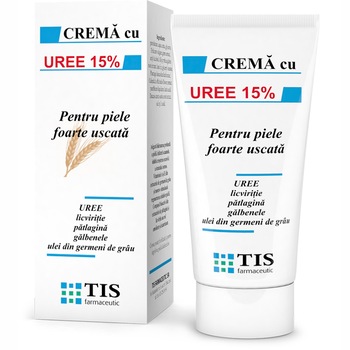 Crema cu uree 15%, Tis Farmaceutic, 50 ml Crema cu uree 15%, Tis Farmaceutic, 50 ml