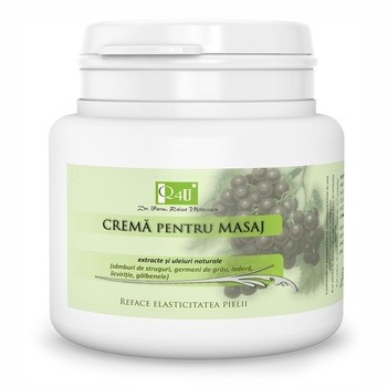 Crema de masaj cu seminte de struguri, Tis Farmaceutic, 500 ml Crema de masaj cu seminte de struguri, Tis Farmaceutic, 500 ml