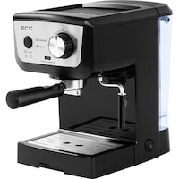 Espressor manual ECG ESP 20101 Black, 1140 W,1.25 L, dispozitiv spumare, 20 bar