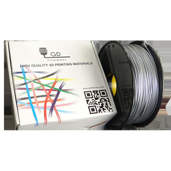 Консуматив за 3d принтер GD Filament PETG, 1.75mm±0.05mm, метално сив