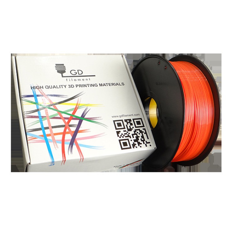 Консуматив за 3d принтер GD Filament PETG, 1.75mm±0.05mm, оранжев