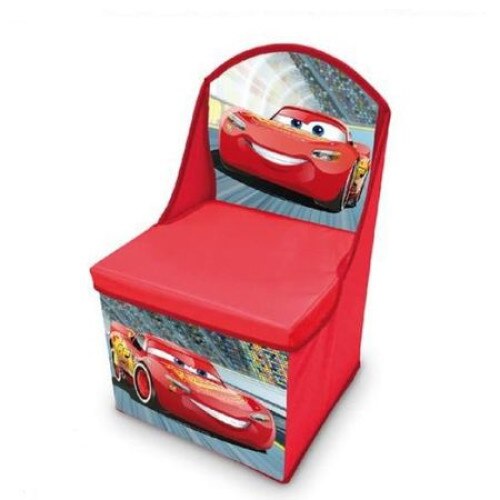 Scaun Pliabil cu spatar ,spatiu depozitare , Disney Cars