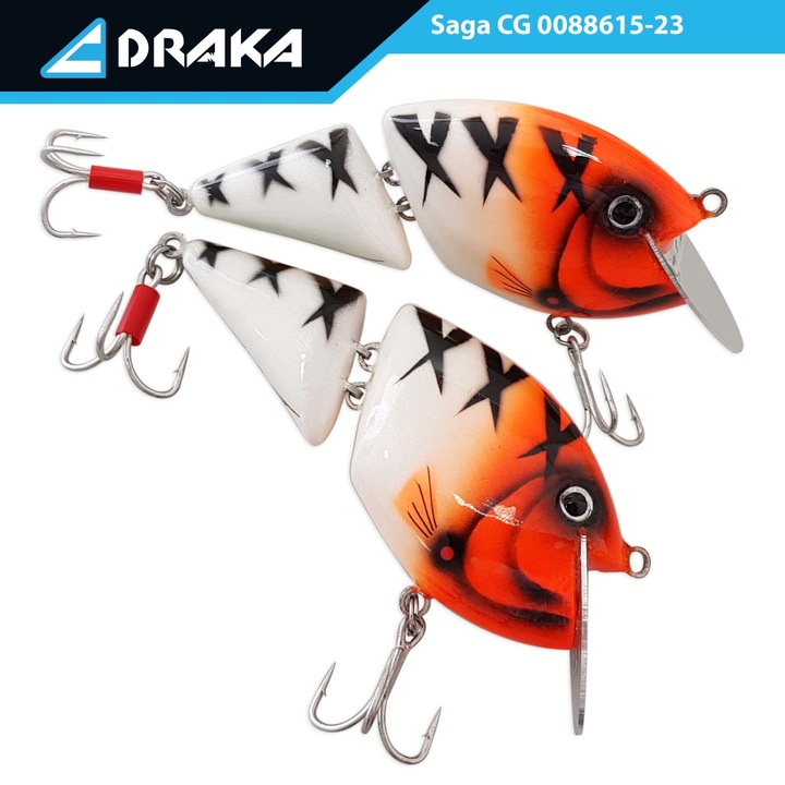 Wobbler Draka „Saga” CG, 11 cm. -4 m., lama metalica