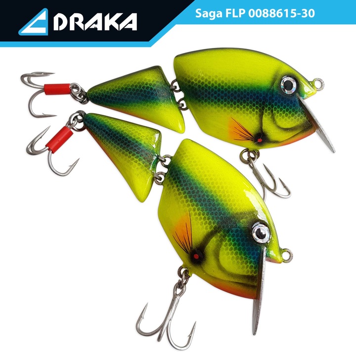 Momeala artificiala, Draka, 11 cm, 4 m, Multicolor