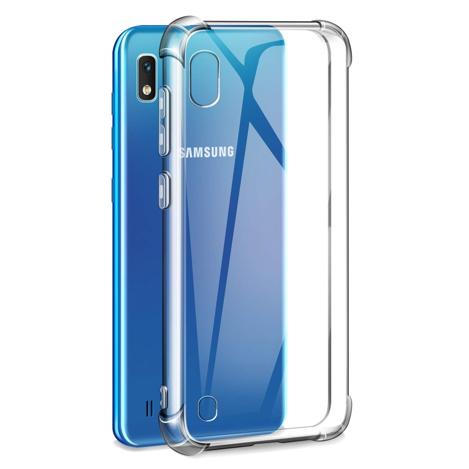 Husa protectie Samsung Galaxy A10 Silicon ANTI-SHOCK 0.5mm, spate Transparent