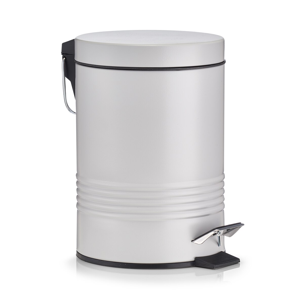 Cod de gunoi,gri,din metal 3 litri