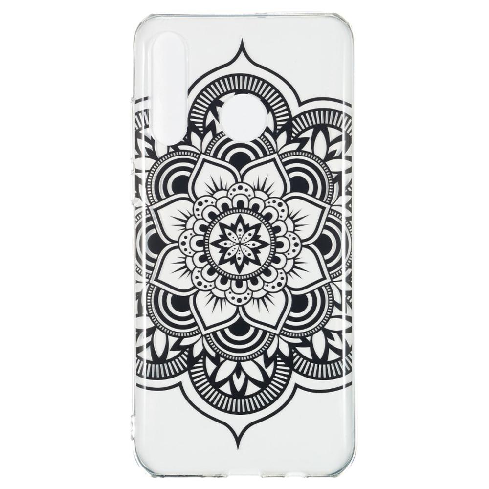 Husa Huawei P30 Lite model Black Mandala,Tpu, Antisoc, Viceversa Transparent/Negru