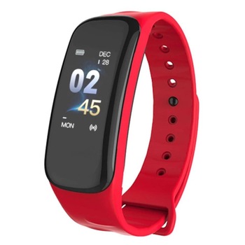 Bratara Smart Smartband Techstar® C1 Fitness, Waterproof IP65, BT4.0, OLED Color, Rosu Bratara Smart Smartband Techstar® C1 Fitness, Waterproof IP65, BT4.0, OLED Color, Rosu