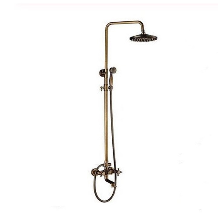 Душ колона AquaSpa, Ретро, С батерия, Фиксирана