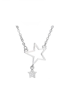 Lant din argint 925 Starlight cu 2 pandantive in forma de stea, 40 cm Lant din argint 925 Starlight cu 2 pandantive in forma de stea, 40 cm