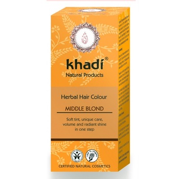Henna Blond Mediu Vopsea de par Khadi, 100gr Henna Blond Mediu Vopsea de par Khadi, 100gr