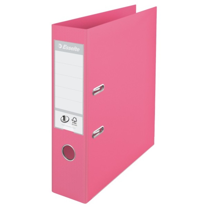 Етажерка за книги Esselte Standard, 75 мм, розова, 10 бр/компл