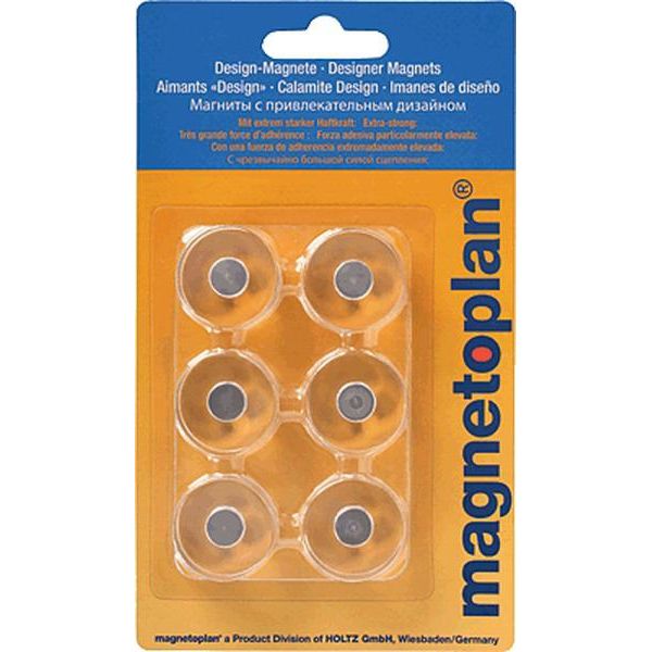 Magneti Magnetoplan BRILIANT DESIGN Ø 20 x 10 mm, 8 buc/set