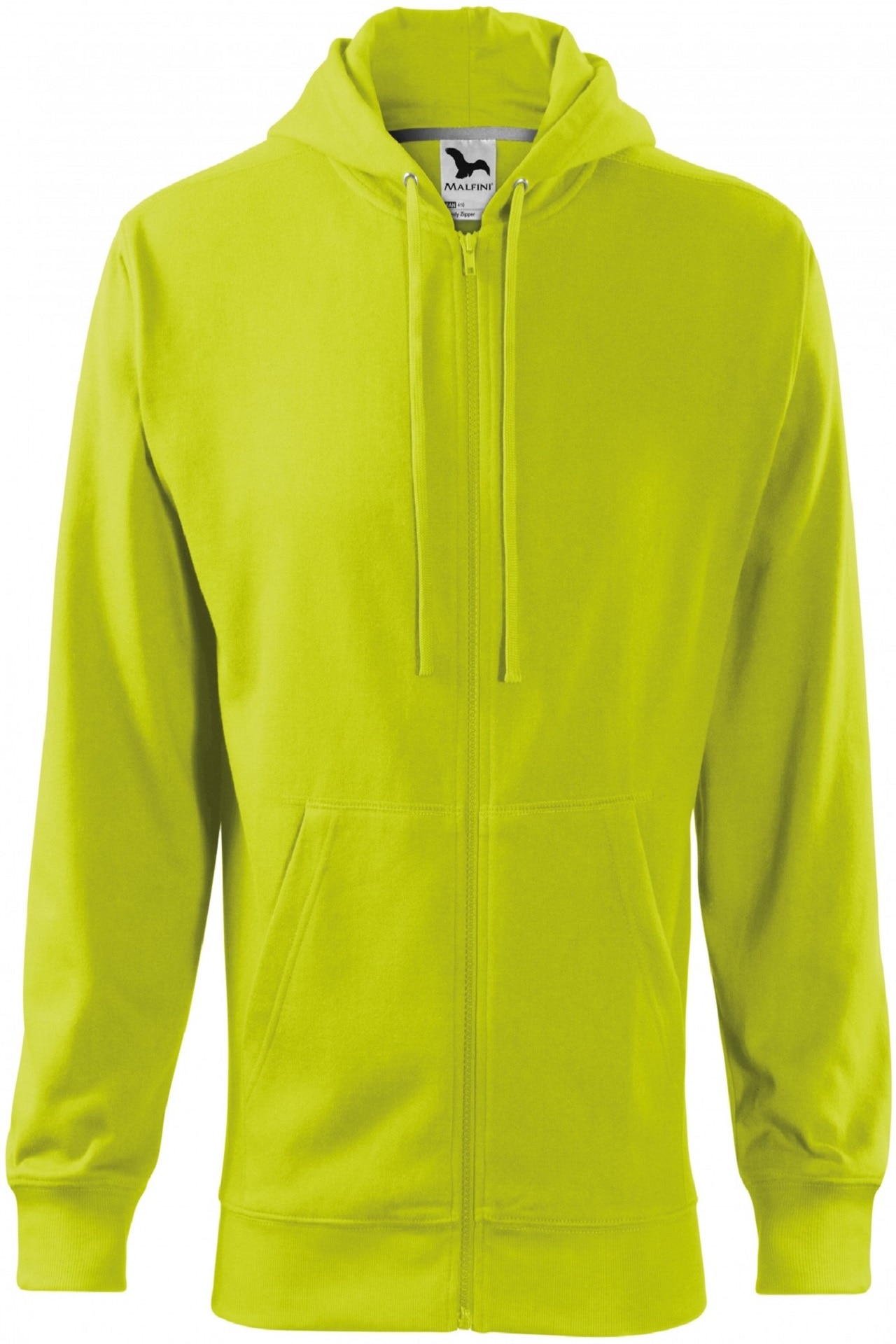 Hanorac barbati Trendy Zipper, lime, Lime