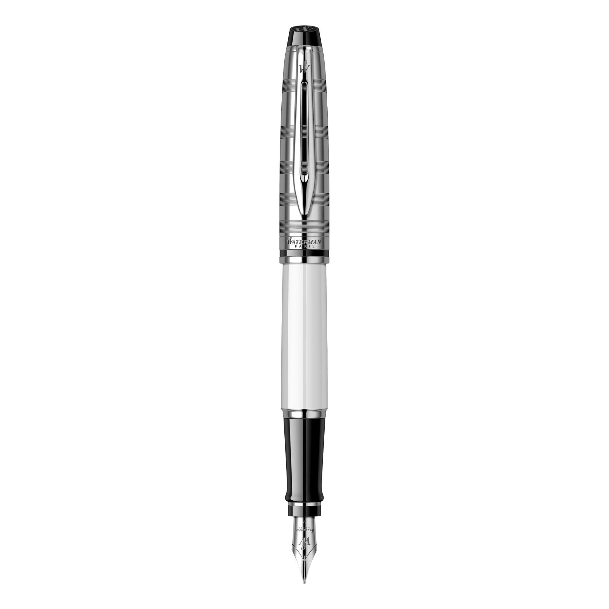 Stilou Waterman Expert Deluxe White CT, alb