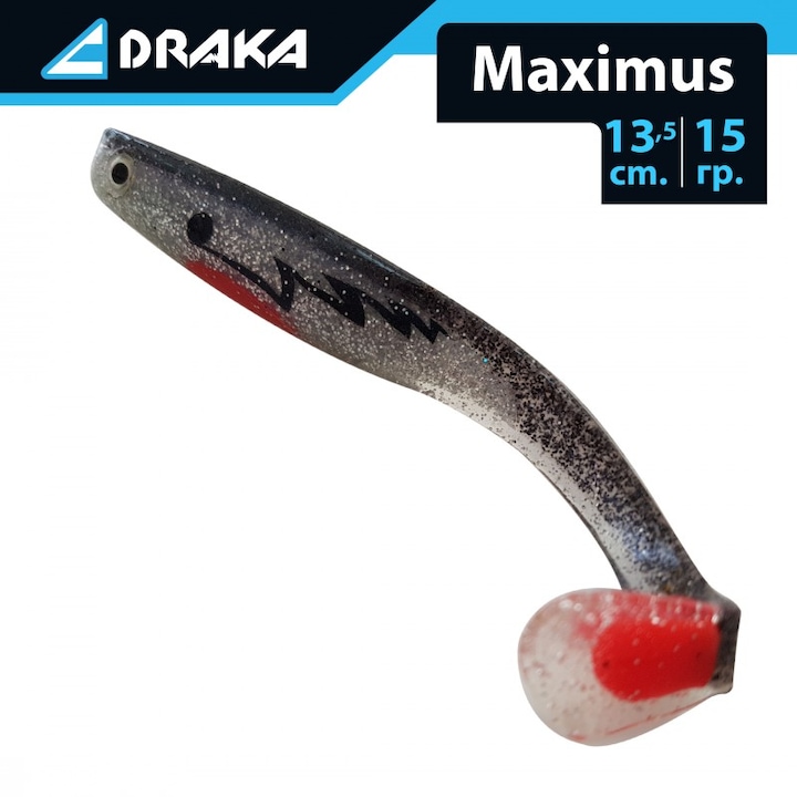 Draka "Maximus" szilikon csali, 13,5 cm. 15 gr