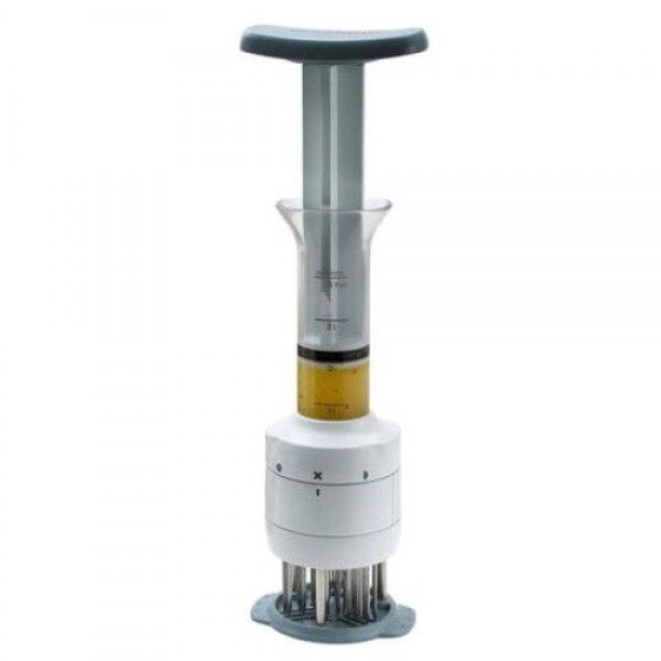 Injector de sosuri pentru carne, cu efect de fragezire si aroma