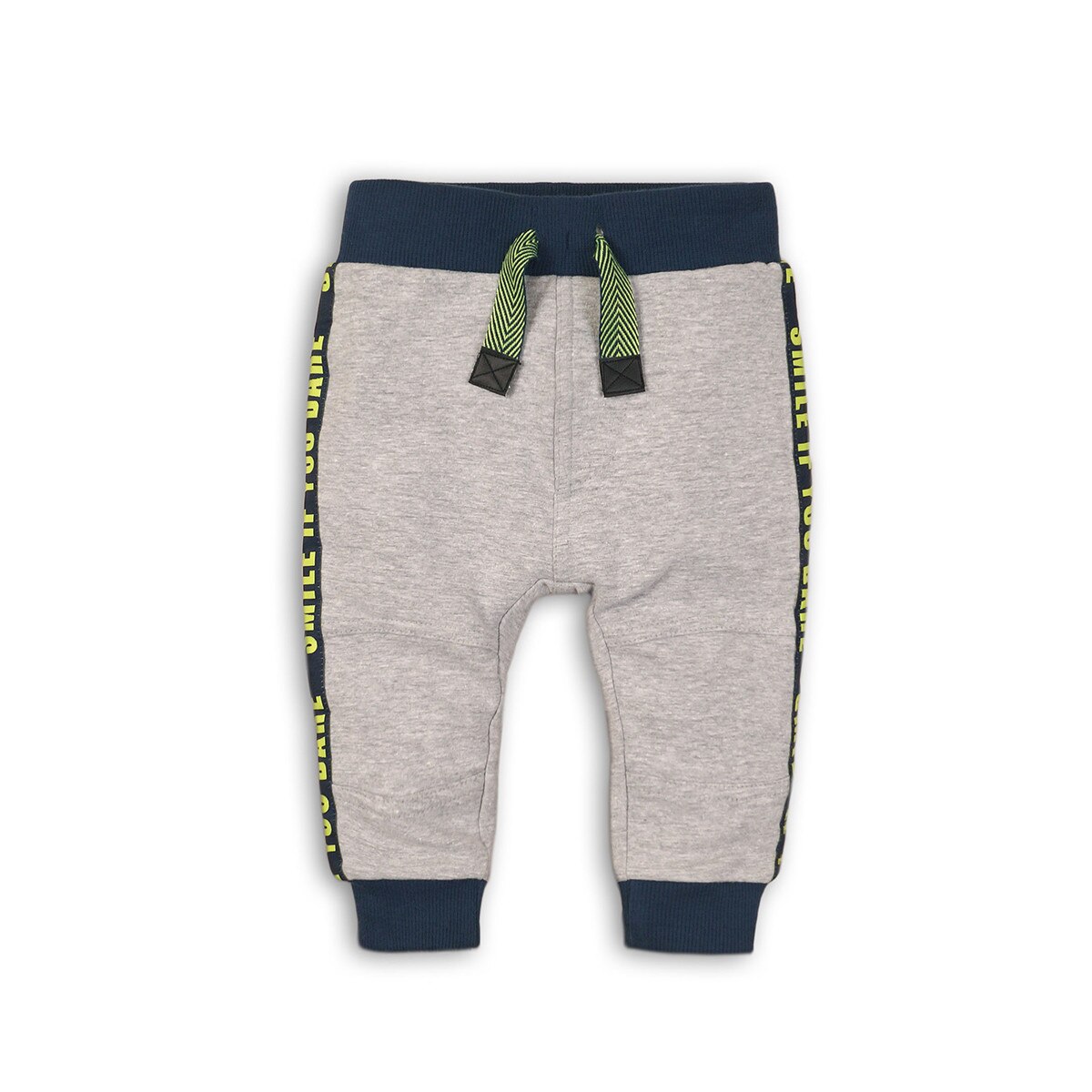 Pantaloni sport baieti, Dirkje, cu dungi laterale, gri, Gri