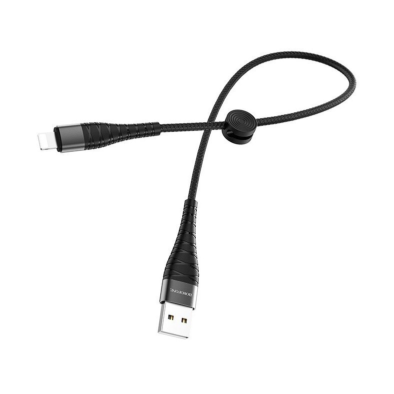 Cablu de date USB to Lightning, Borofone BX32, Negru