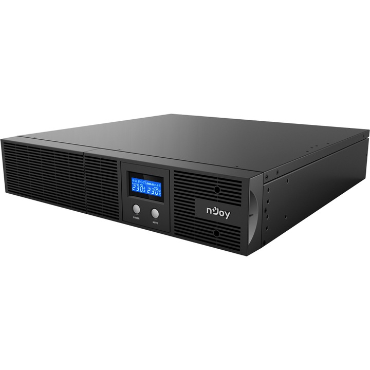 UPS NJOY ARGUS 1200, 1200VA/720W, Line-interactive, Repornire Automata, Unda sinusoidala pura