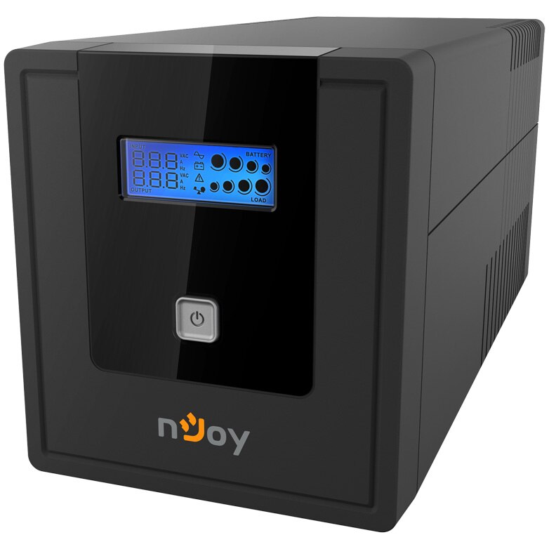 UPS NJOY Cadu 1000, 1000VA/600W, Line Interactive, AVR, Auto-Restart, Ecran LCD