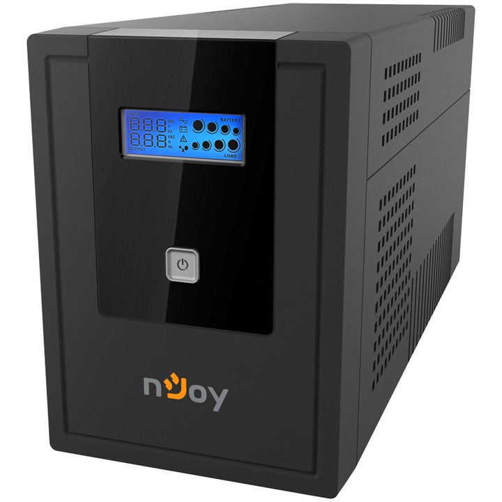 NJOY Cadu 2000 UPS, 2000VA / 1200W, Line Interactive, AVR, Auto-Restart, LCD