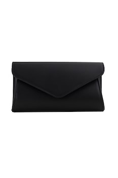 Poseta plic Emma, capac in V din piele naturala, Essenza, Negru, 30 x 16 x 4 cm Poseta plic Emma, capac in V din piele naturala, Essenza, Negru, 30 x 16 x 4 cm