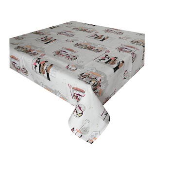 Fata de masa din bumbac teflonat (impermeabil), marime S, 150 cm x 150 cm, Mara Fata de masa din bumbac teflonat (impermeabil), marime S, 150 cm x 150 cm, Mara