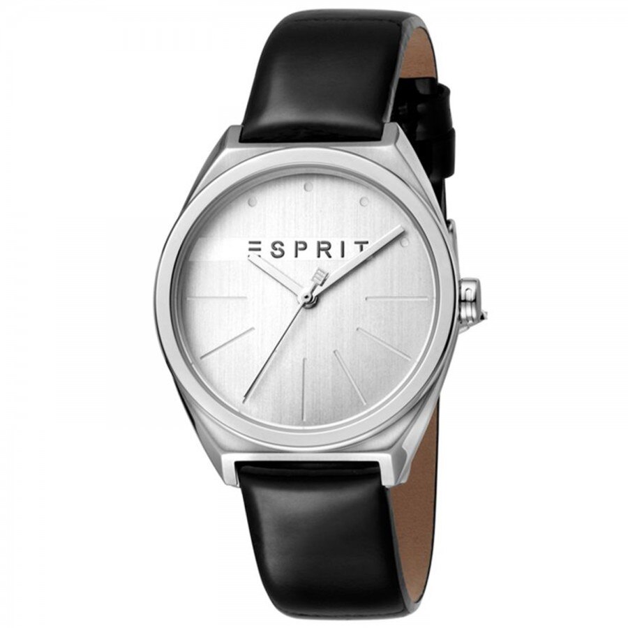 Ceas de dama, Esprit ES1L056L0015, cu bratara din piele, Negru
