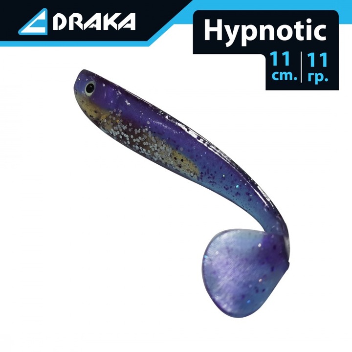 Szilikon csali Draka "Hypnotic", 11 cm. 11 gr