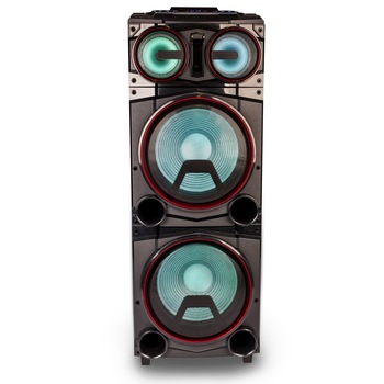 Boxa Audio Profesionala Activa NGS , Conectivitate prin Functia Bluetooth , Intrare Card si Port USB , Putere RMS 300W , Port USB , Impedanta 4 Ohmi , Intrare Auxiliar , Culoare Negru Boxa Audio Profesionala Activa NGS , Conectivitate prin Functia Bluetooth , Intrare Card si Port USB , Putere RMS 300W , Port USB , Impedanta 4 Ohmi , Intrare Auxiliar , Culoare Negru