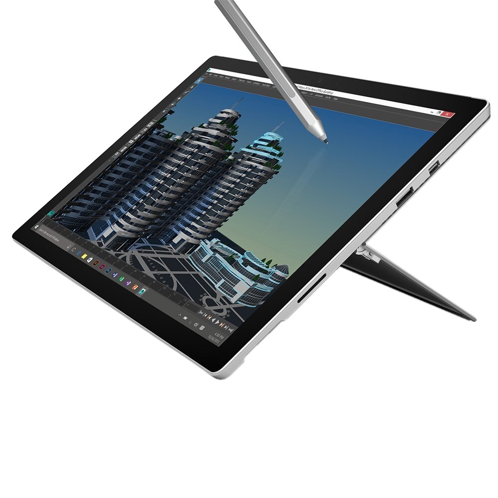 taxi Arthur Conan Doyle Millimeter Tableta Microsoft Surface Pro 4, 12.3", Intel® Core™ i5-6300U, 8GB RAM,  256GB SSD, Silver - eMAG.ro