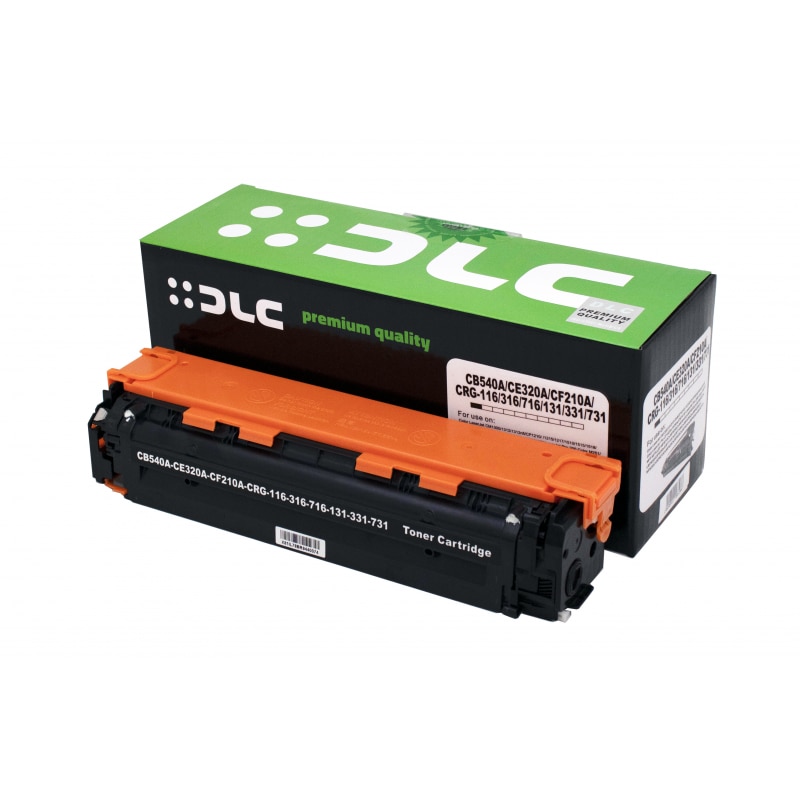 Cartus compatibil toner DLC HP CB540A/CE320A/CF210A BK UNIVERSAL, 2.2K